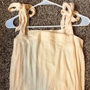 Free People Body Suit with Tie Closure